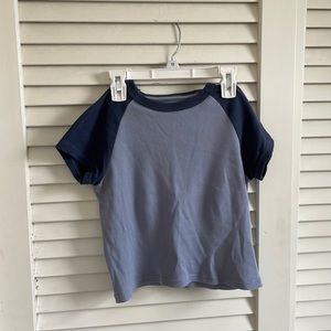 Brandy Melville blue Bella top
